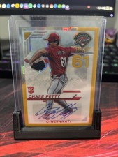 2025 Panini Prospect Edition Chase Petty FOTL Rookie Pandora Auto Yellow 2/3