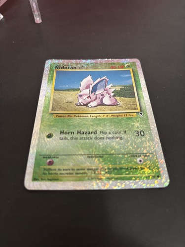 POKEMON TCG NIDORAN 83/110 ● COMMON REVERSE HOLO LEGENDARY COLLECTION VINTAGE  - Picture 5 of 8