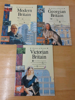 HISTORY OF BRITAIN BOOKS x 3 PB ASSORTED TITLES--KEY STAGES 2+3      A24