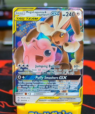 Mega Lopunny & Jigglypuff GX Holo Ultra Rare SM - Cosmic Eclipse 165/236 NM on eBay