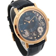 Piaget Altiplano G0A48125 41mm K18 Pink Gold Blue Dial Automatic Box #KN015 3