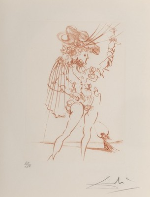 Salvador Dalí Viel Lärm um Shakespeare 1968 Bild 3 A1-A4 Plakat Kunst Gemälde
