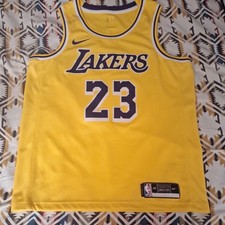 Lebron James Nike Los Angeles Lakers Icon Jersey Size 48 L Mens