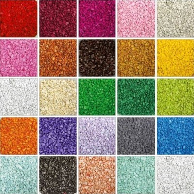 NUGGETS 6-8mm. 5kg. Dekosteine Dekosand Farbsand Bunte Steine Farbsteine DIY