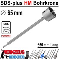 Sds-Plus Bohrkrone Dosensenker Dosenbohrer LochsäGe Kernbohrer Ø 65 Mm X 650 Mm