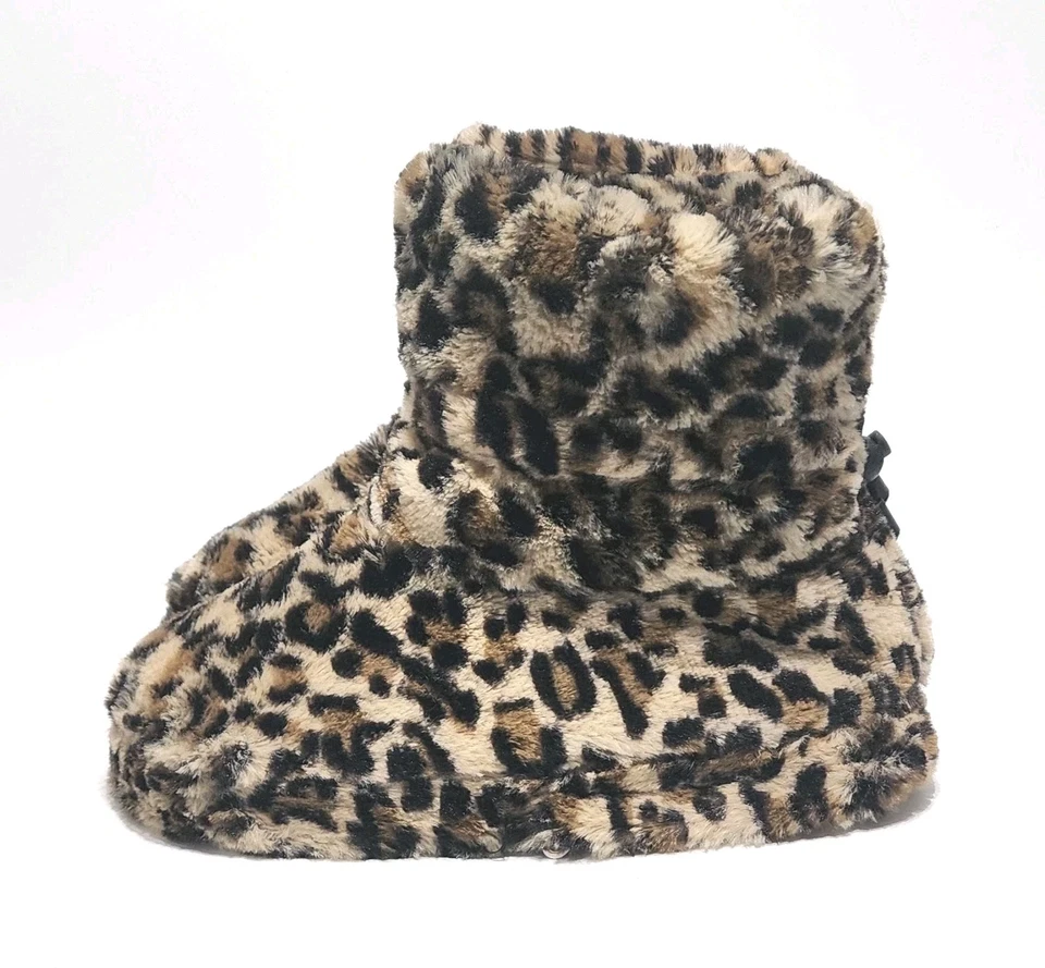 Cheetah Print New Battery Operated Vibrating Slippers Size Large Women’s 11/12 - Image 4 of 4