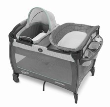 Graco Pack 'N Play Close2Baby Bassinet Playard Features Portable Bassinet Diaper
