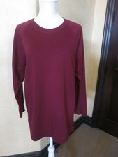 Old Navy Burgundy Red Sweatshirt Tunic Size M