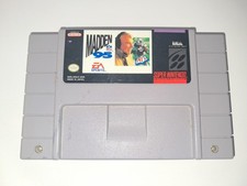Super Nintendo SNES Madden 95 Untested