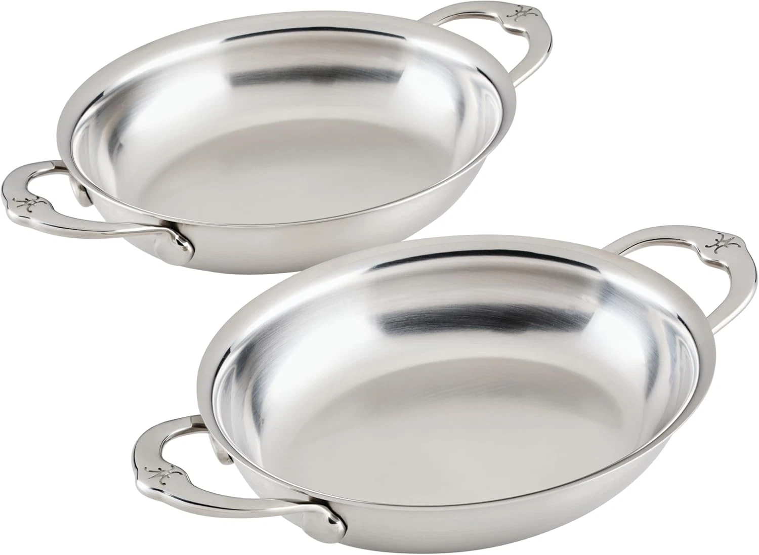 Provisions Oval Roasting Pan and Au Gratin Baking Dish, Clad Stainless Steel - O