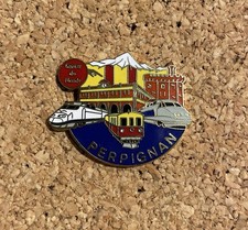 RARE PINS PIN'S .. TRAIN RAILWAYS SNCF TGV  Contrôleurs Perpignan