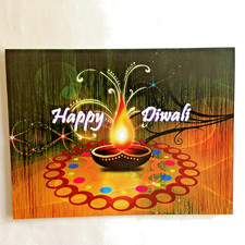 6 Diwali Cards Happy Diwali Greeting Card Pack Assorted Hindu Festival of Lights