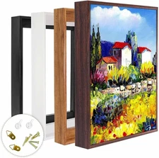 Canvas Floater Frame -Floating Frame for 1 1/4" Deep Canvas Wall Art 