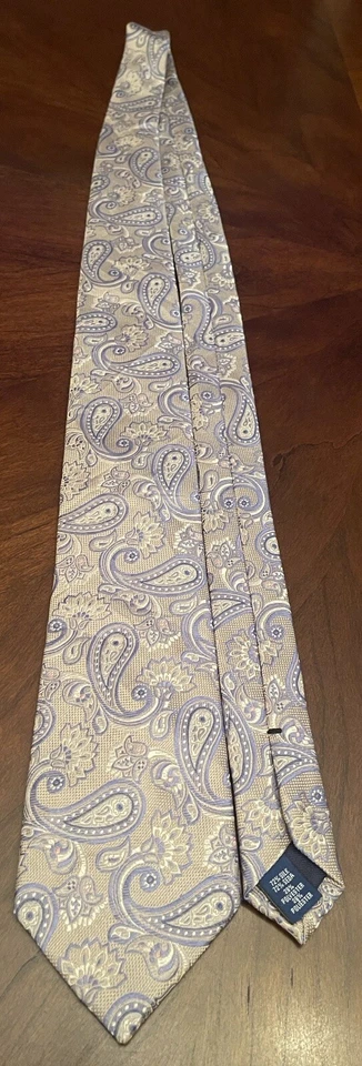 Saddlebred Blue 72% Silk 28% Polyester Men’s Neck Tie Made In China - Image 3 of 4