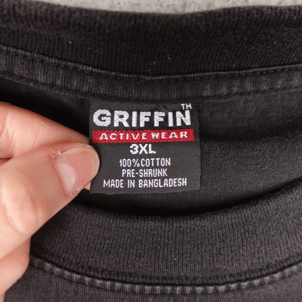 Camisa Barack Obama Para Hombres 3XL Negra Cabeza Grande Gráfica 44º Presidente Hip Hop Y2K Foto 2 de 4