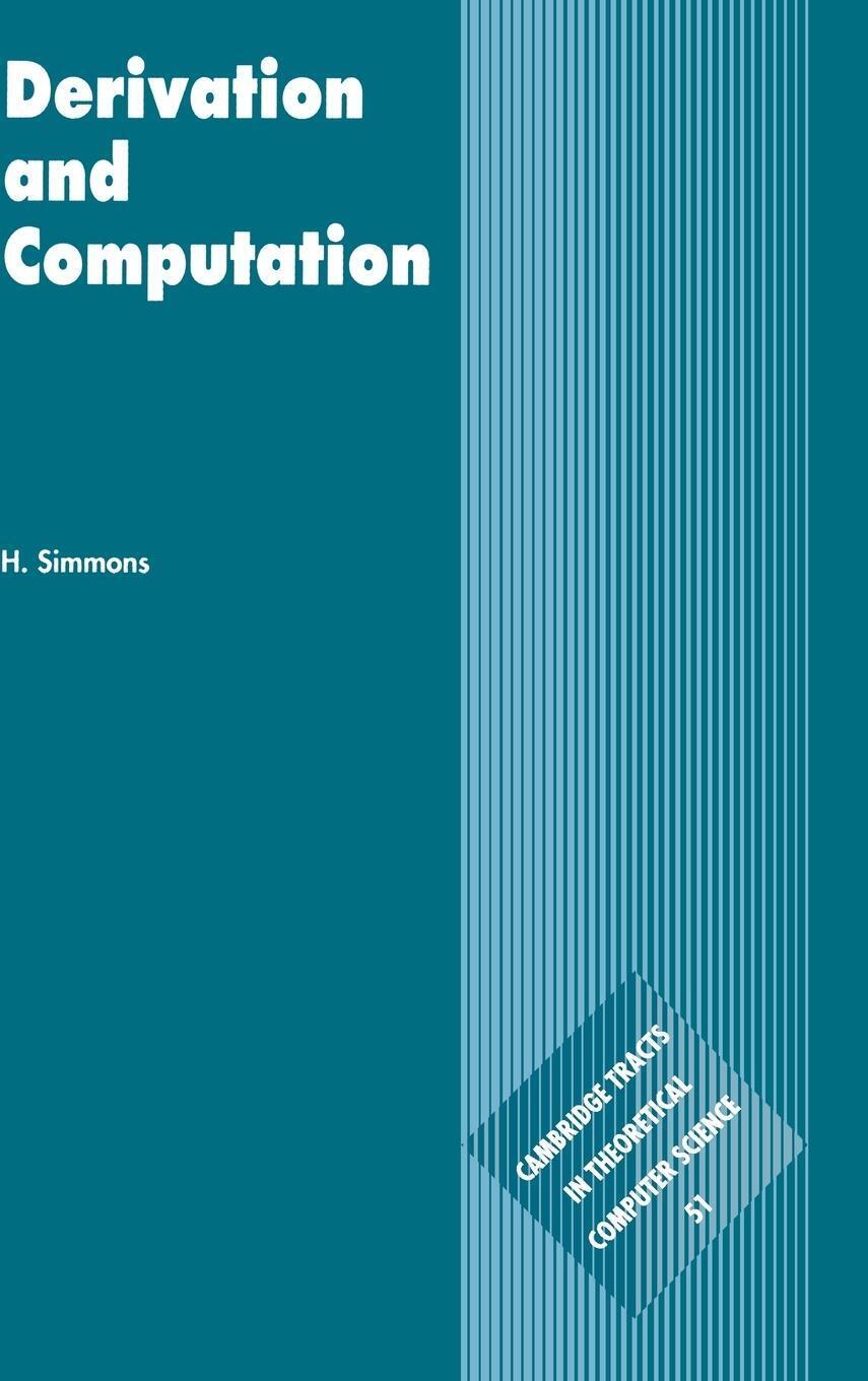 Thumbnail - Derivation And Computation | H. Simmons | Englisch | Buch | Gebunden |
