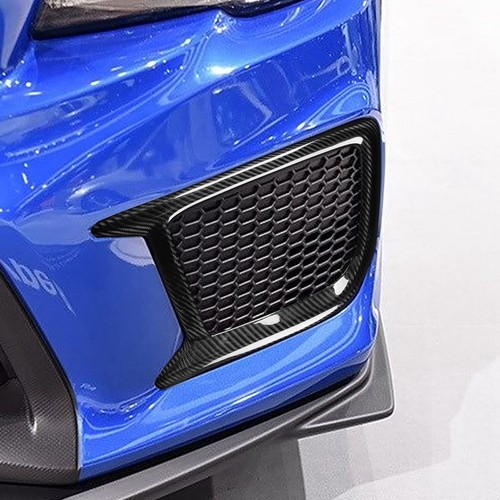 For Subaru WRX STI 2018-2021 Real Carbon Fiber Front bumper Fog Light Lamp trim - Bild 11 von 12