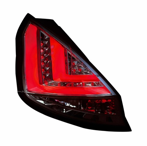 FORD FIESTA MK7 Pre Facelift (2009-2012) BARRA LUMINOSA LED CROMATA FANALI POSTERIORI - Foto 4 di 5