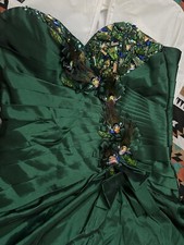 Peacock Floor Length Prom Dress
