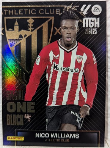 NICO WILLIAMS SPECIAL ONE BLACK ♣️ Panini Megacracks La Liga 2024-2025