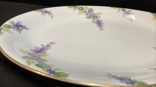 "Plato para servir ovalado floral Noritake China 13 7/8""" - Imagen 4 de 8
