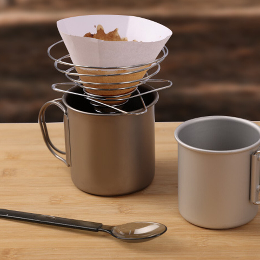 Stainless Steel Collapsible Pour Over Coffee Dripper Coffee Cone