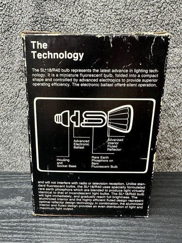 Philips SL 18/R40 Fluorescent 23-Watt Reflector Lamp Light Bulb 23W 120V - Picture 15 of 15