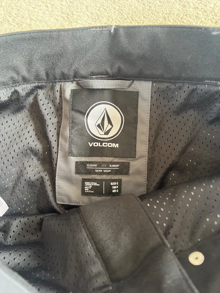 Pantalón de snowboard de carbono gris Volcom para hombre Ergo Fit G1352112 talla pequeña nuevo con etiquetas Foto 4 de 4