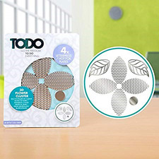 Todo 4X Hot Foil Press 3D FLOWER CLUSTER 150839