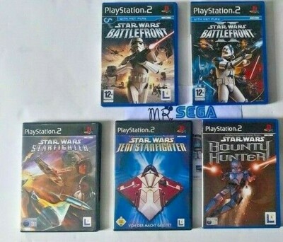 STAR WARS SPIELE (FÜNF) für PLAYSTATION 2 ''SEHR SELTEN & SCHWER ZU FINDEN''