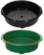 Garden Sieve Round Riddle Mesh Hole Potting Compost Soil Debries Stone DIY Tool
