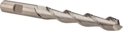 Hertel E107203201 Square End Mill: 1/2'' Dia, 3'' LOC, 1/2'' Shank, 5'' OAL, 2 Flute