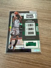 2021-22 Panini Contenders #1 KELDON JOHNSON Game Ticket Green Cracked Ice SP