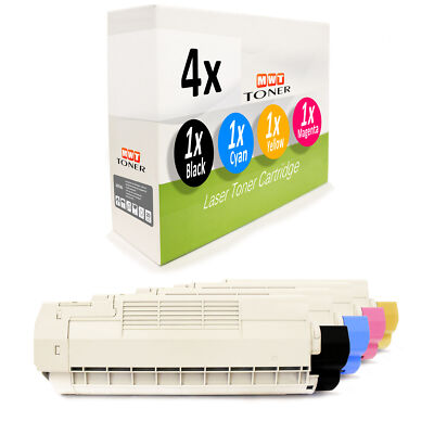 4x MWT Toner für OKI MC-560-Plus C-5850-N C-5950-DTN MC-560-N