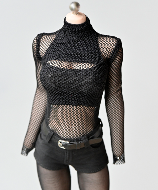 sexy female clothing Beautiful sexy girl dressed style of fashion clothing new catalog of the  collection, modern, stylish pants, fancy silk shirt accessory shoes with  high heels, interior room with blue door entrance exit —