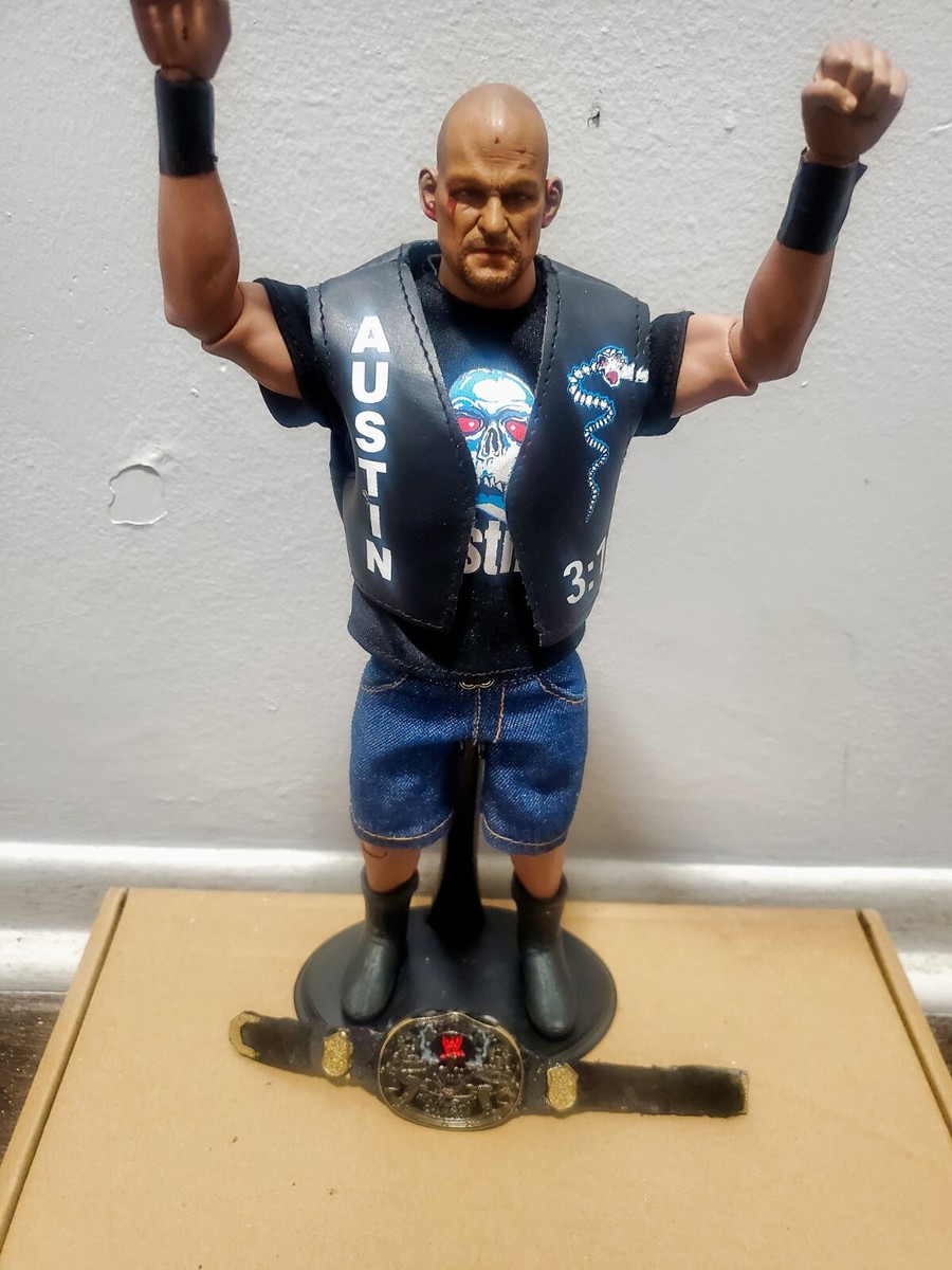 Custom 1/6 scale WWE Stone Cold Wrestling Action Figure with