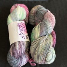 alpaca wool blend yarn hank 2 100g  A03 