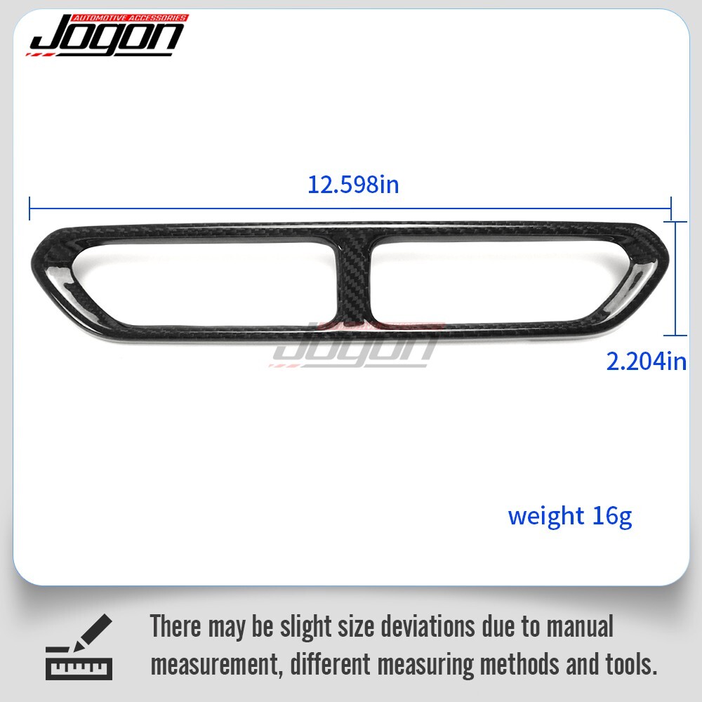 Carbon A/C Heater Dash Bezel Air Vents Cover Trim For Lotus Emira V6 2022-2024