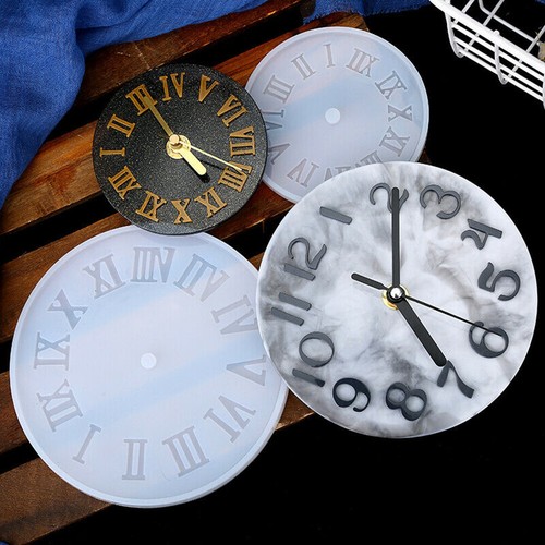 1X Craft Big Clocks Handmade Casting Making Resin Mould Silicone Jewelry Mold - Picture 5 of 17