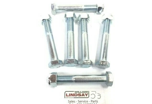 Bolt Kit Fleming Grass Topper Rubber Doughnut Coupling + Abbey Conor Major LSM