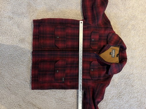 Woolrich Mackinaw Cruiser Buffalo Red Plaid Hunting Jacket Men Medium - Picture 12 of 14