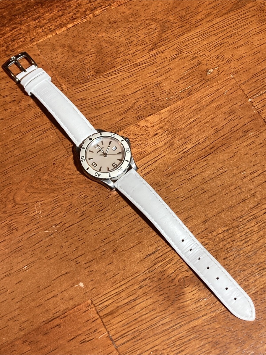 Wenger Womans Watch Swiss Made 7038X MOP Date Dial Works w New