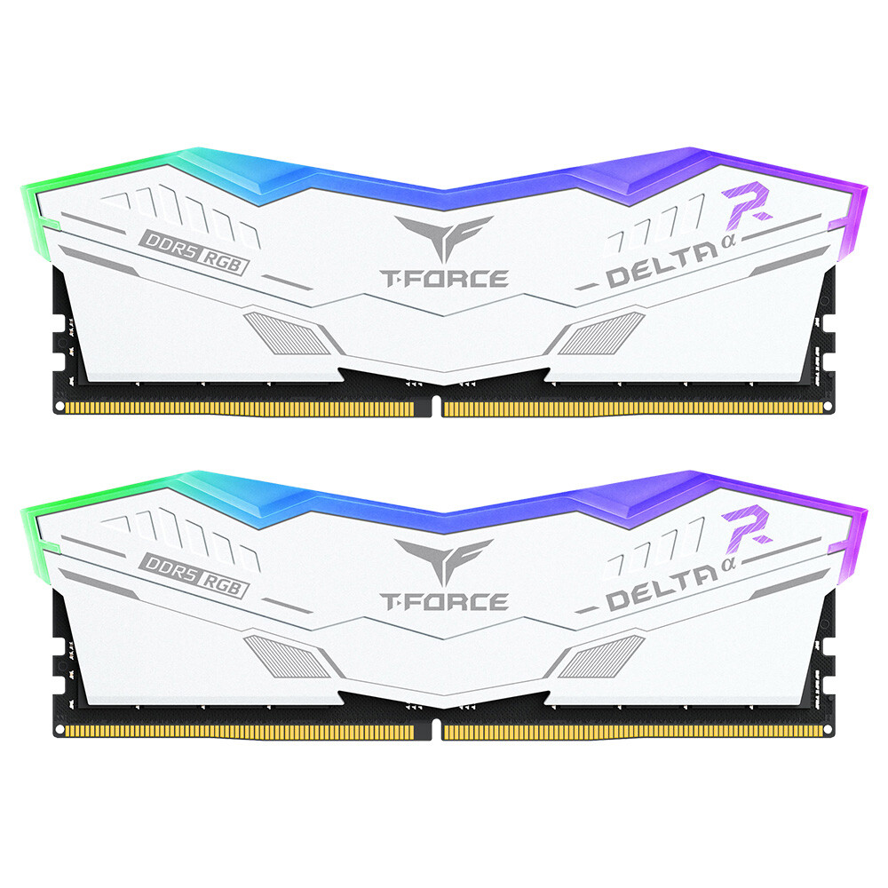 メモリー T-FORCE DELTA DDR5 32GB(16GBx2)6000MHz TEAMGROUP T-Force Delta RGB DDR5 Ram 32GB (2x16GB) 6000MHz