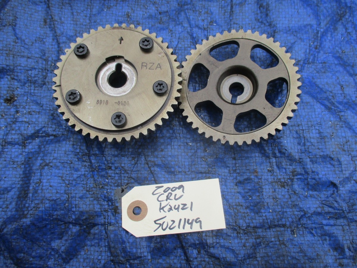 07-09 Honda CRV K24Z1 camshaft cam gears set VTC gear R44 engine
