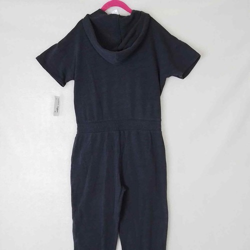 Carter's Kid Hooded French Terry Jumpsuit Girl's Size 8 in Dark Gray - Picture 13 of 16