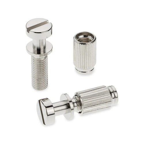 Schaller Stop Tailpiece Imperial Stud & Bushing Set Gibson Style (Chrome)