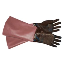 GLOVES for Sandblaster Blast Cabinet- MAUVE- All Sizes - Made in USA HEAVY DUTY