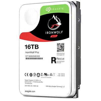 Bloodstained sandwich madras Seagate IronWolf Pro 16TB Internal 7200RPM 3.5" (ST16000NE000) HDD for sale  online | eBay