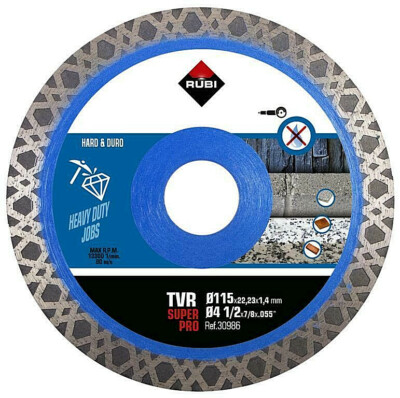 Rubi TVR Diamanttrennscheibe für Granit | 115mm und 125mm