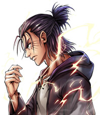 Eren Yeager Attack on Titan v34 Weatherproof Anime Sticker 6" Car Decal